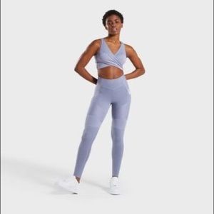 Gymshark leggings -blue steel